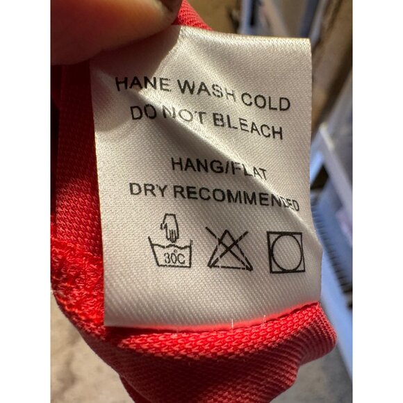 Ces Femme Womens Red Tangerine Soft Classic T-Shirt M Modal & Polyester Preppy - Picture 7 of 8